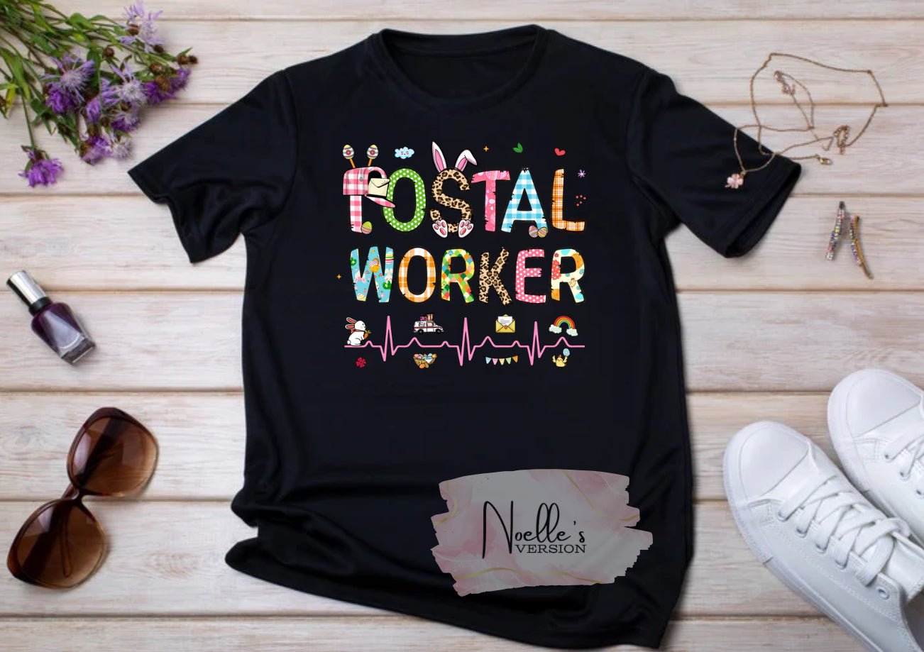 Postal worker Easter tshirt